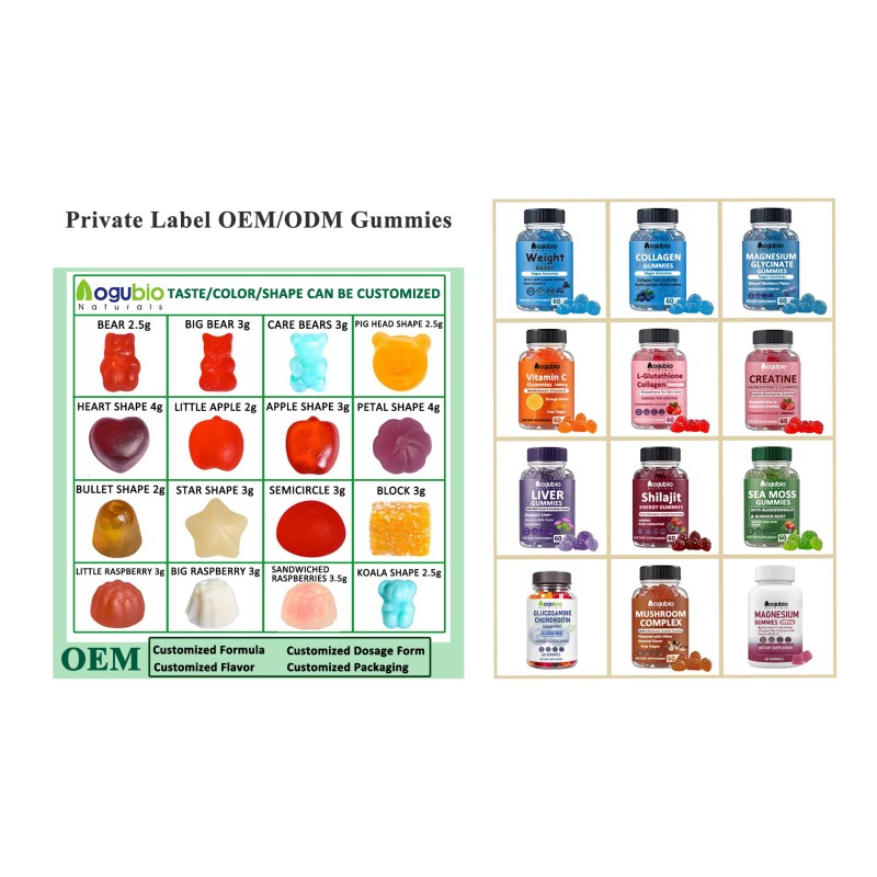 Factory Supply Ashwagandha Gummies Hot Selling OEM Private Label Organic Gummies Ashwagandha