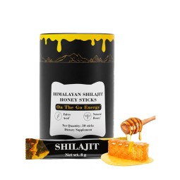 AOGUBIO Pure Himalayan Shilajit Honey Stick Shilajit Supplement 85+ Trace Minerals & Fulvic Acid Energy Shilajit Honey Stick