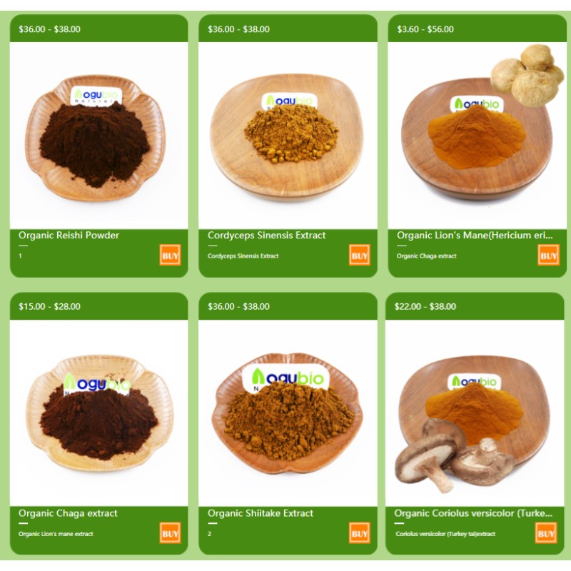 LNT Lentinan 30% 50% Polysaccharide for Food Privated Label Shiitake Mushroom Extract