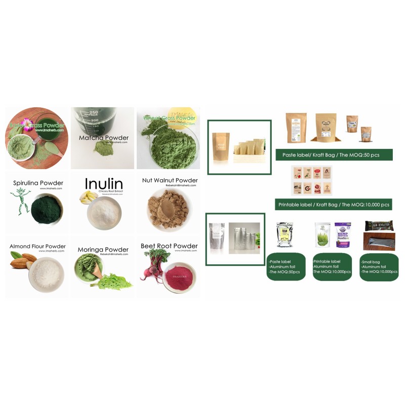 AOGUBIO Natural Supplement Pure Natural Brahmi Powder Bacopa Monnieri Powder