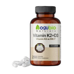 Aogubio Supply High Quality 99% Vitamin D3 and K2 MK7 Capsules Wholesale Vitamin D3 and K2 MK7 Capsules