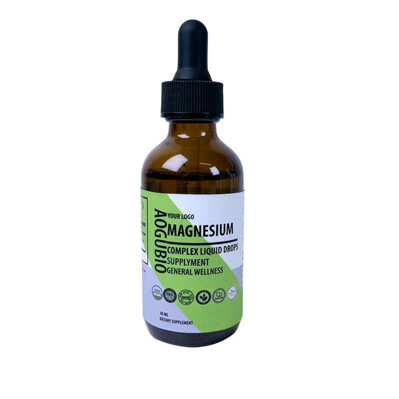 Wholesale Potent Liquid Magnesium Supplement Calcium+Vitamin D3 Drops Healthy Supply Magnesium Drops