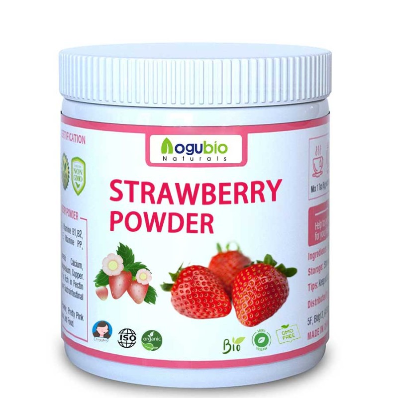 AOGUBIO OEM Organic Natural Freeze Dried Strawberry Powder
