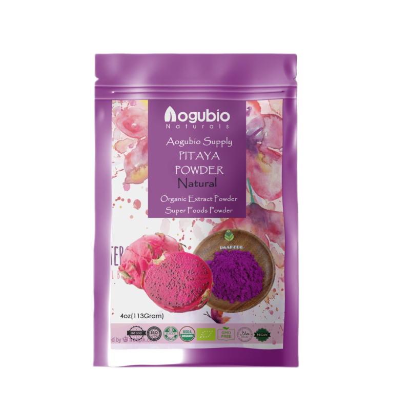 AOGUBIO Nutritional Supplement Organic Freeze Dried Dragon Fruit Powder for Shakes