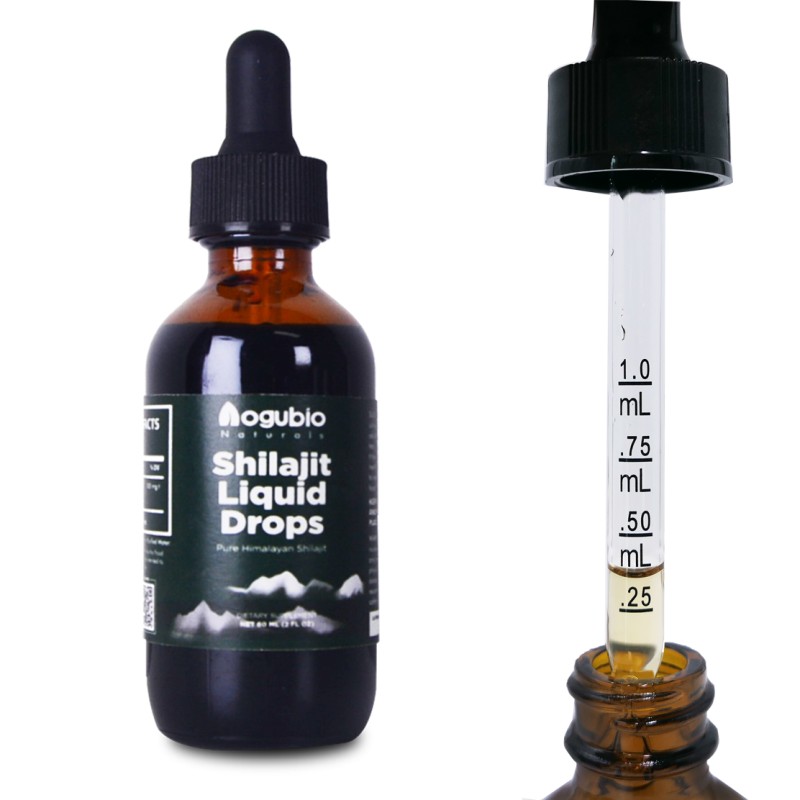 OEM Shilajit Drops Liquid Organic Shilajit Trace Minerals Complex for Health Support Shilajit Drops
