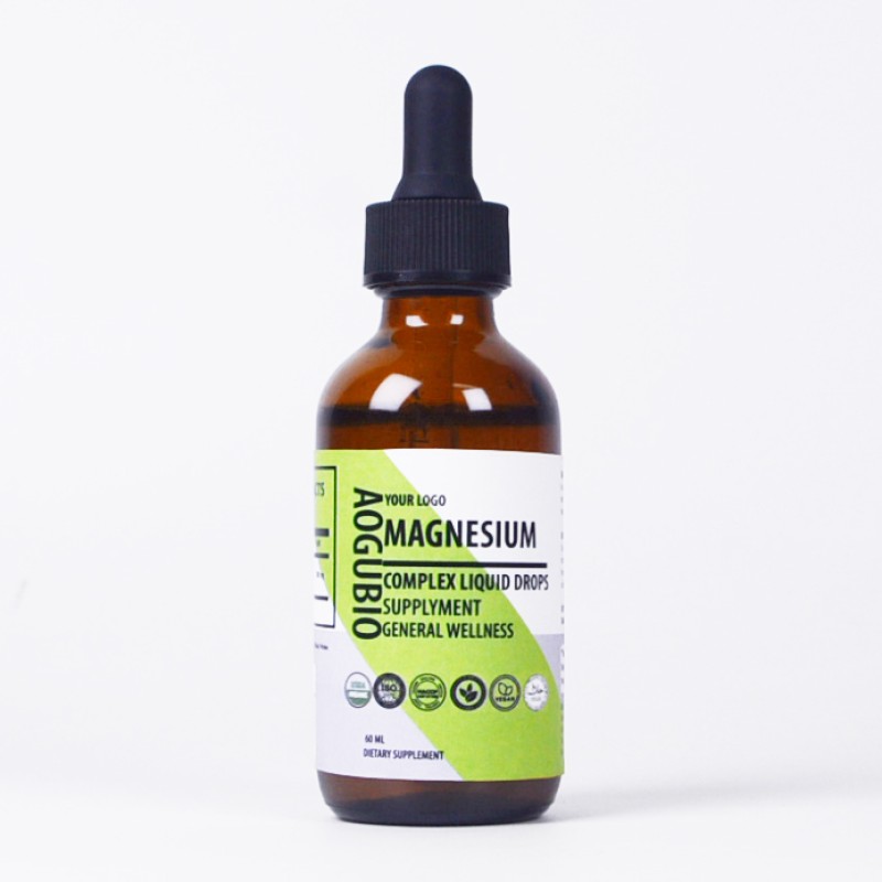 Wholesale Potent Liquid Magnesium Supplement Calcium+Vitamin D3 Drops Healthy Supply Magnesium Drops