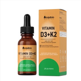 Hot Sale Private Label Vitamin D3 K2 Liquid Supplement for Fast Absorbing Formula