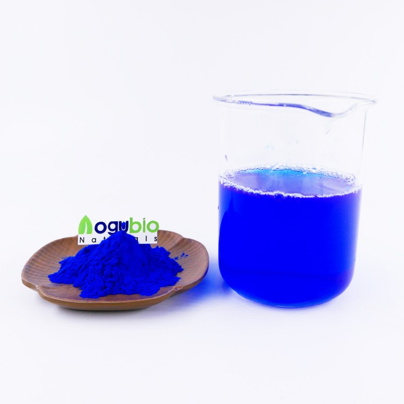 Hot Selling Phycocyanin E18 Food Additive Blue Spirulina Powder Phycocyanin E18