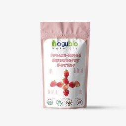 AOGUBIO Fruit Powder OEM Private Label Organic Freeze Dried Strawberry Powder