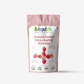 AOGUBIO Fruit Powder OEM Private Label Organic Freeze Dried Strawberry Powder