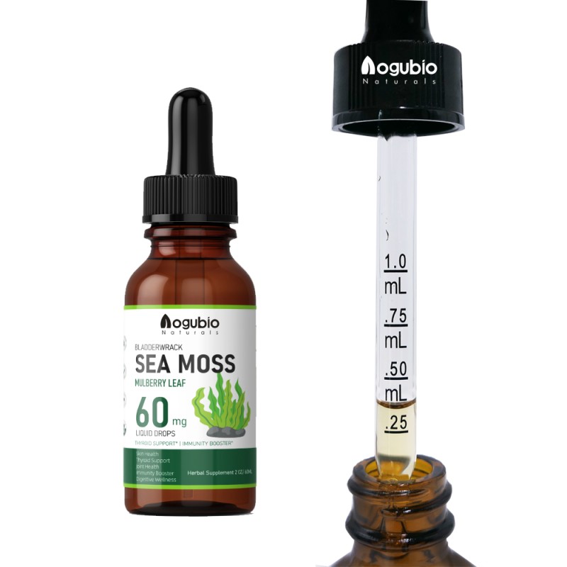 Aogubio Supply OEM Private Label Service Sea Moss Liquid Drops