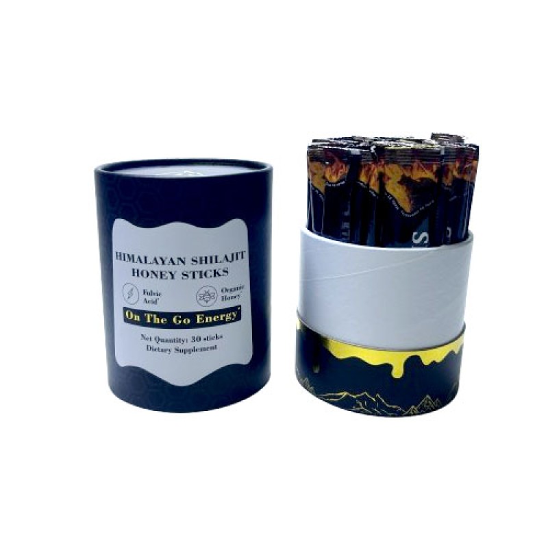 AOGUBIO Pure Himalayan Shilajit Honey Stick Shilajit Supplement 85+ Trace Minerals & Fulvic Acid Energy Shilajit Honey Stick