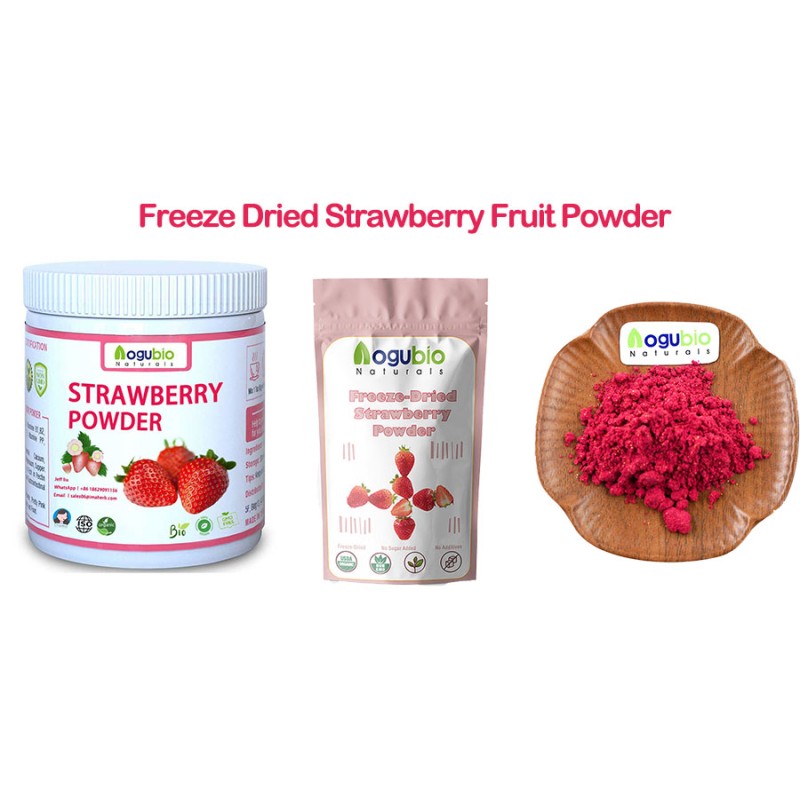 AOGUBIO OEM Organic Natural Freeze Dried Strawberry Powder