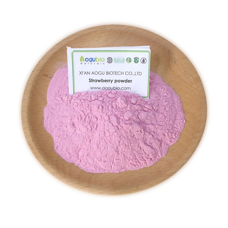 Private Label Oem Pure Natural 100% Strawberry Powder Freeze Dried Strawberry Powder