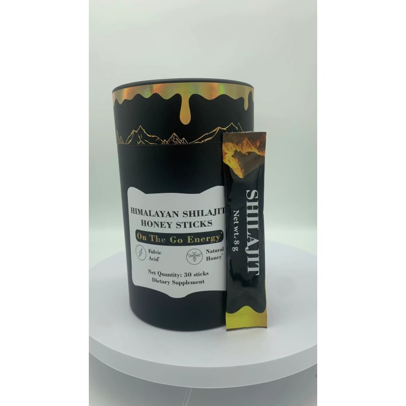 AOGUBIO Pure Himalayan Shilajit Honey Stick Shilajit Supplement 85+ Trace Minerals & Fulvic Acid Energy Shilajit Honey Stick