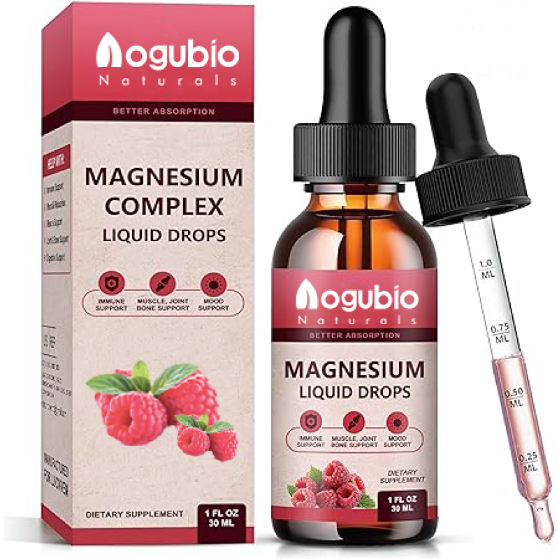 Private Label Organic Magnesium Blend Glycinate Magnesium Liquid Drops / Magnesium Complex Drops Supplement