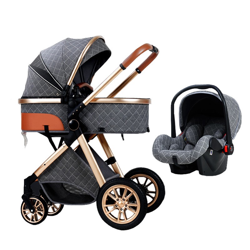 Baby Stroller Factory - Luxury Lightweight 3 in 1 Foldable