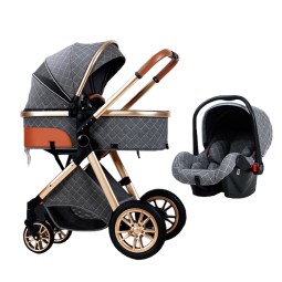 Baby Stroller Manufacturer - High Landscape Aluminum 2 in 1