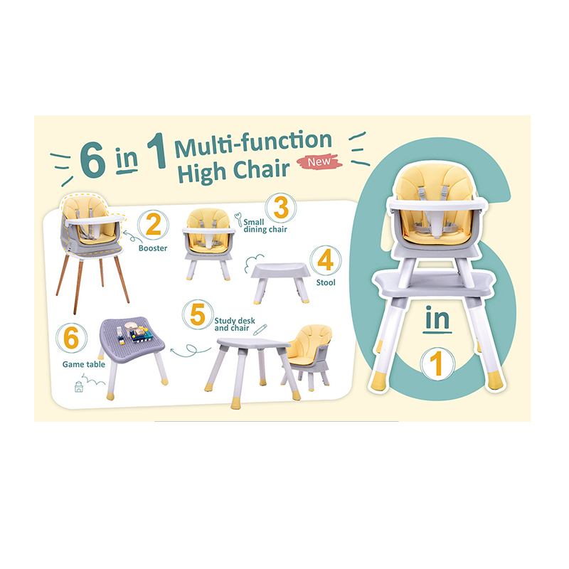 High Chair Factory - China 6 in 1 Multi-function Dining