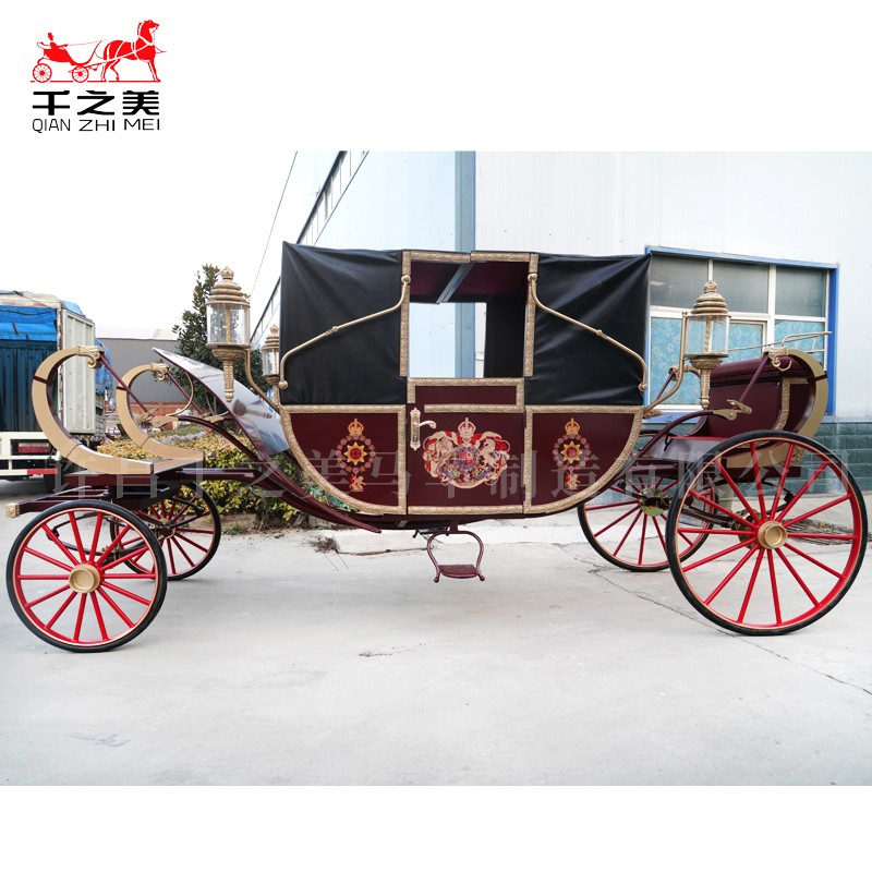 Wedding Carriage Supplier - Red Black Princess