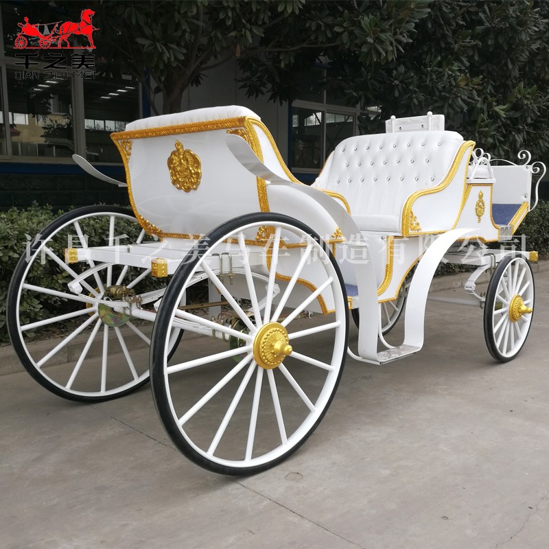 Wedding Carriage Manufacturer - White Red Awning