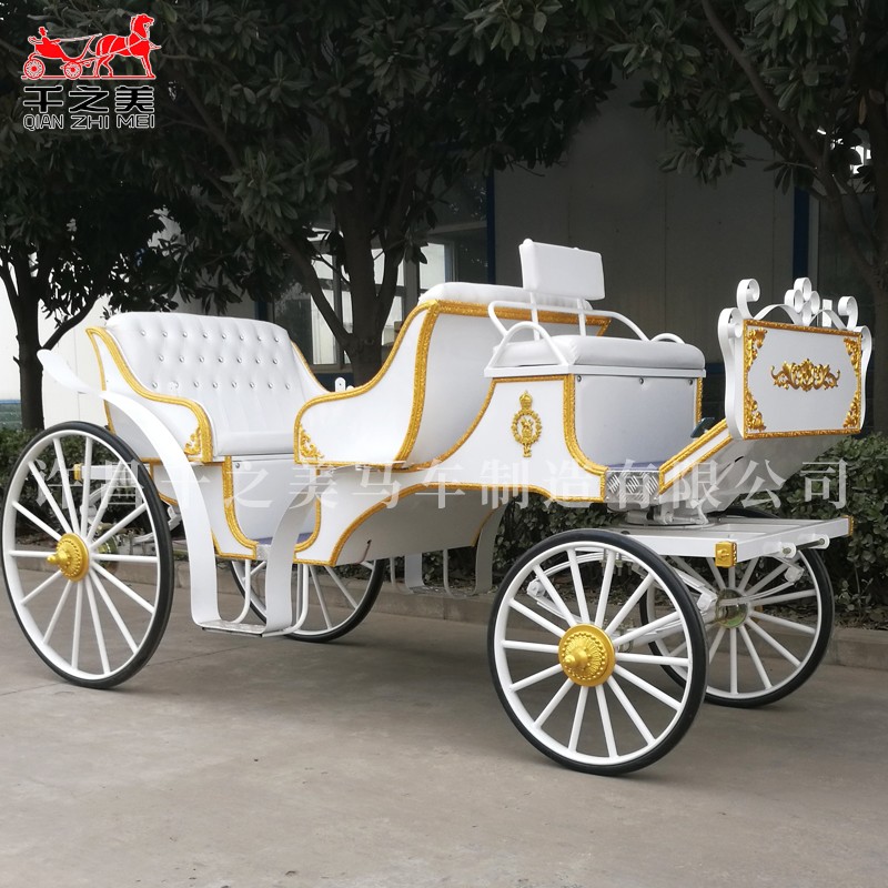 Wedding Carriage Manufacturer - White Red Awning