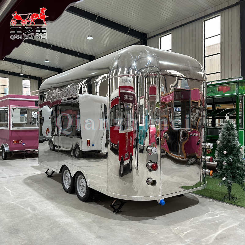 Mirror Food Truck Manufacturer - Colorful Mobile