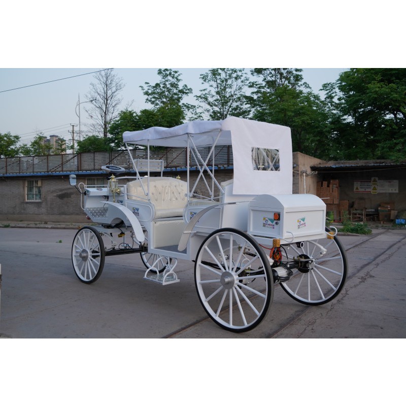 Wedding Carriage Supplier - White Grass Horse Drawn