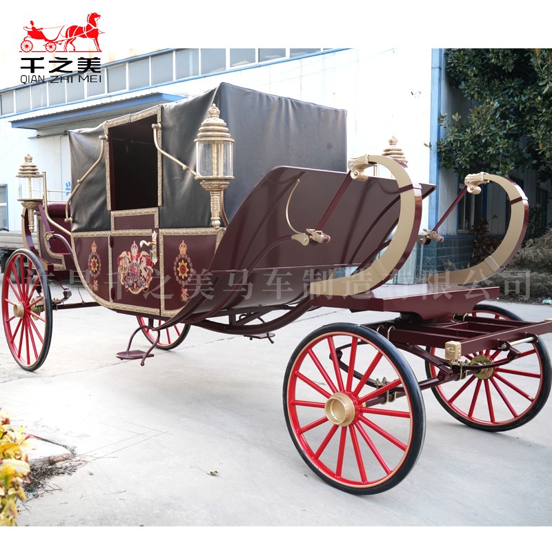 Wedding Carriage Supplier - Red Black Princess