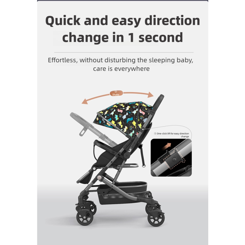 Baby Stroller Manufacturer - Lightweight Two-Way Linen Adjustable