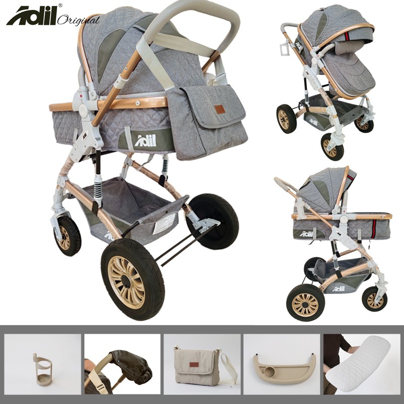Baby Stroller Factory - Hot Selling Newborn Suspension Trolley Carry Cot