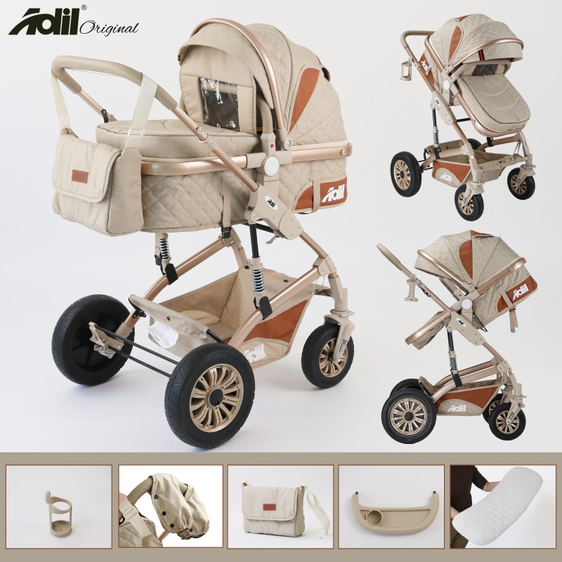Baby Stroller Factory - Hot Selling High Landscape Reversible Bassinet