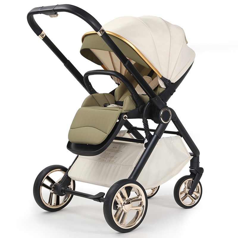 Baby Stroller Manufacturer - Luxury Multi-Function Linen Travel System