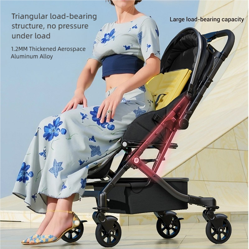 Baby Stroller Manufacturer - Linen Adjustable Canopy Foldable Travel