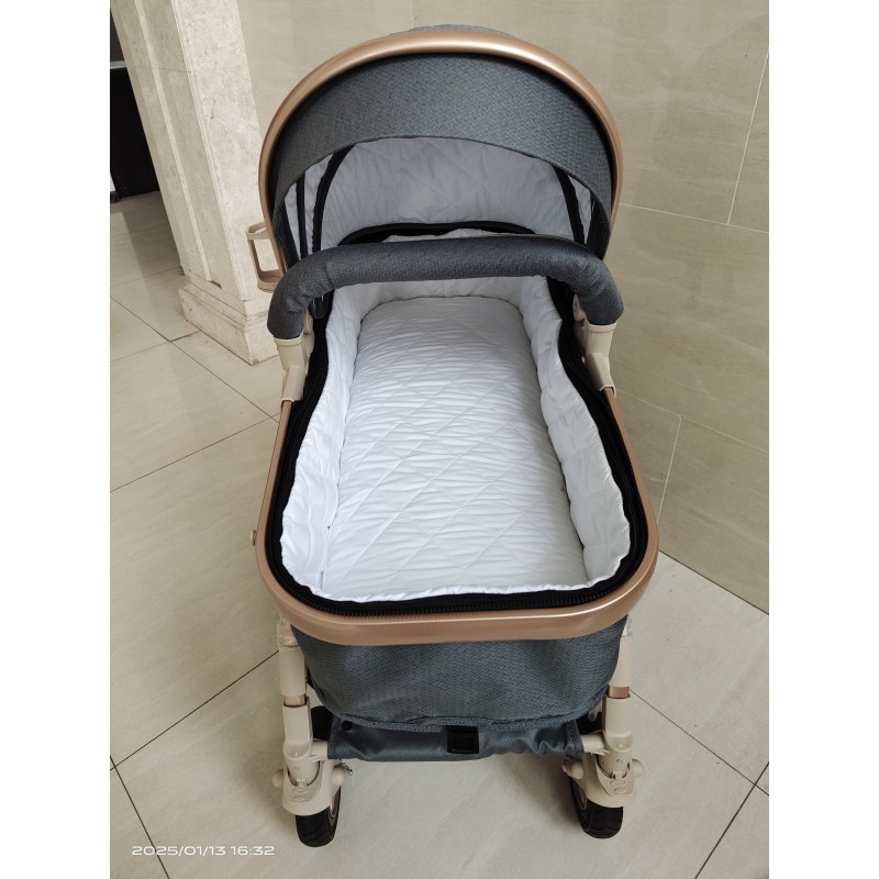 Baby Pushchair Manufacturer - 2-in-1 Linen Foldable Customizable
