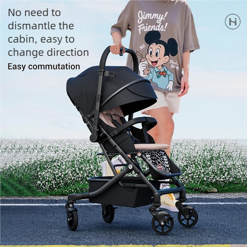 Baby Stroller Manufacturer - Luxury Linen Aluminum Alloy 360 Rotation
