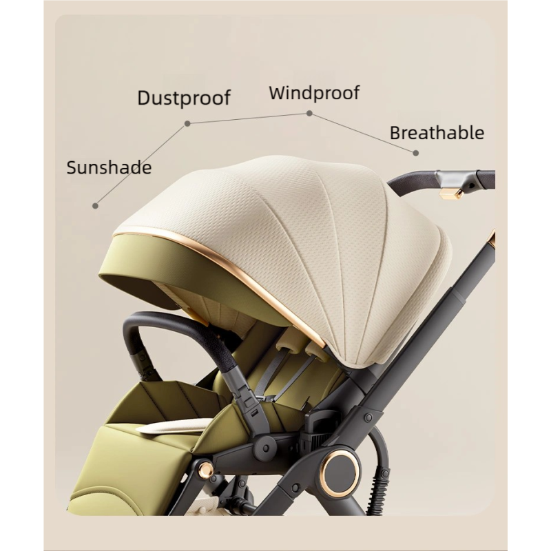 Baby Buggy Factory - Luxury High Safety Portable Linen Foldable