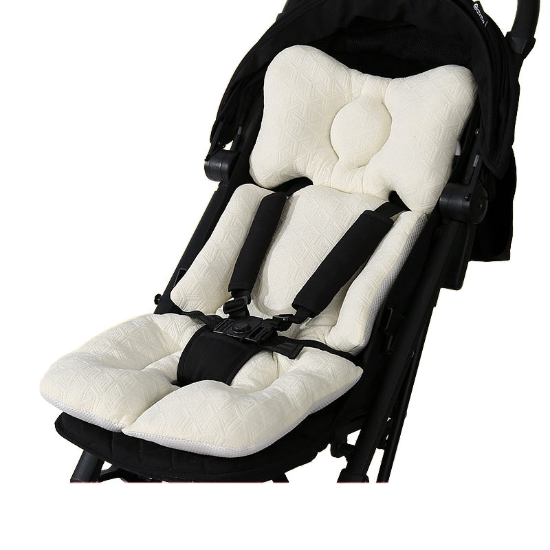 Stroller Accessories Factory - Thick Embroidery Cushion Seat Liners