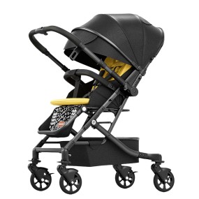 Baby Stroller Manufacturer - Linen Adjustable Canopy Foldable Travel