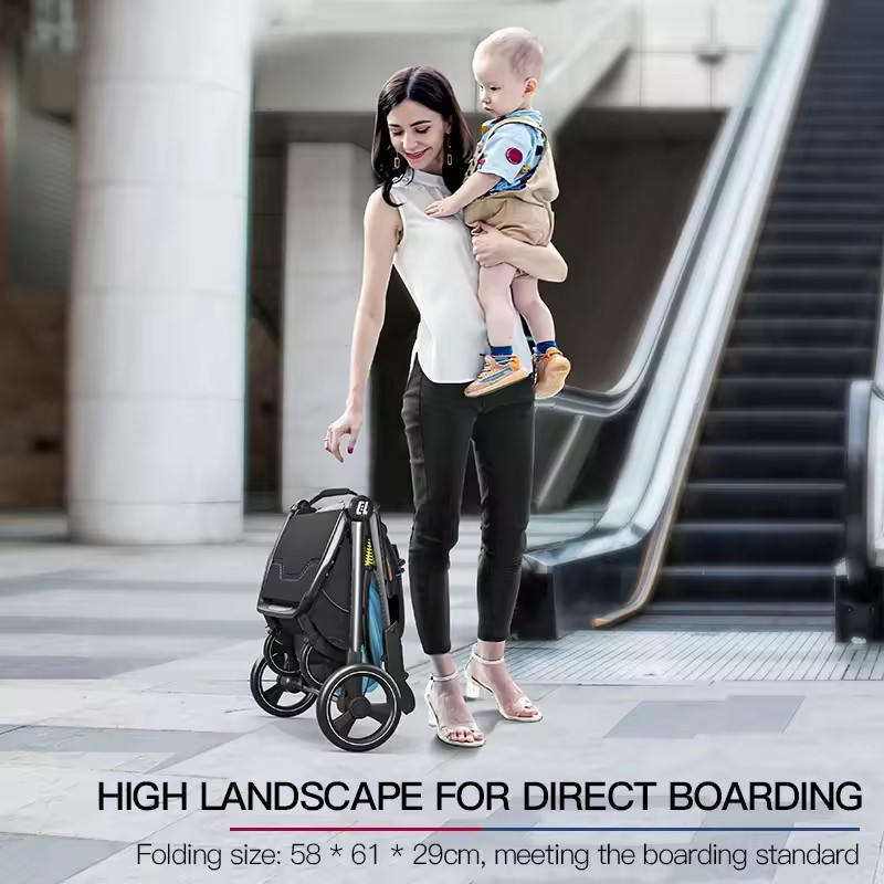 Baby Buggy Manufacturer - Eggshell Adjustable Foldable PU Comfortable
