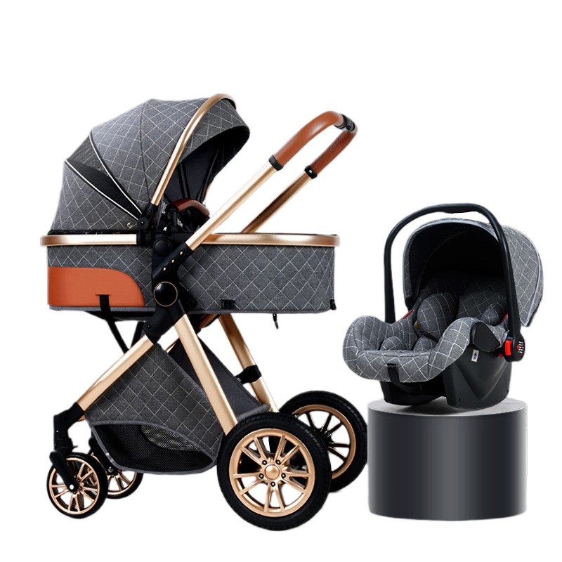 Baby Stroller Factory - Luxury 3-in-1 V9 Multifunctional Carry Cot