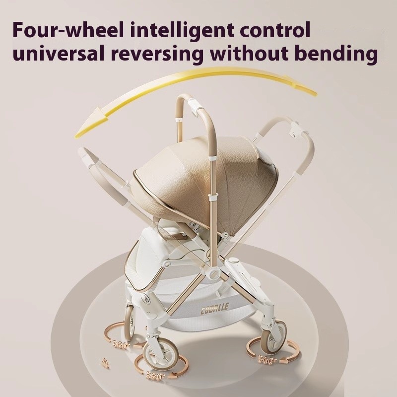 Baby Stroller Factory - 2-in-1 Aluminum Alloy 360 Rotation Wheels