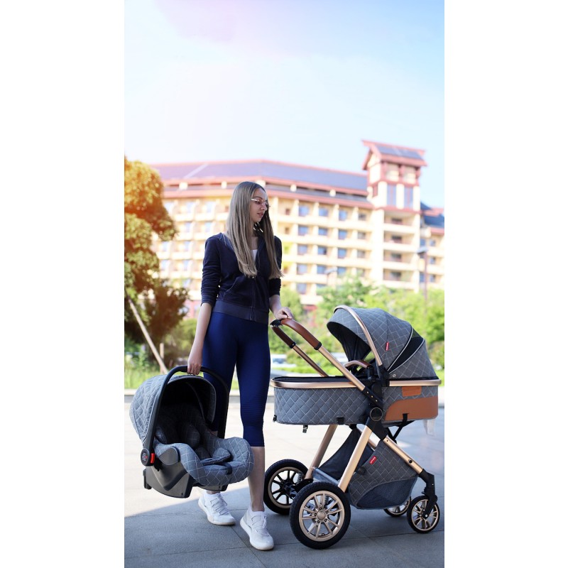 Baby Stroller Manufacturer - 3-in-1 Travel System Two-Way Carrycot