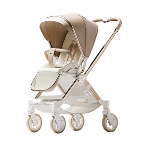Baby Stroller Factory - Compact Comfortable Linen PU Foldable