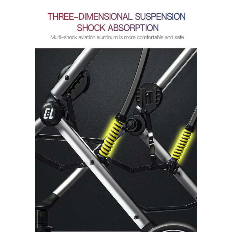 Baby Buggy Manufacturer - Eggshell Adjustable Foldable PU Comfortable