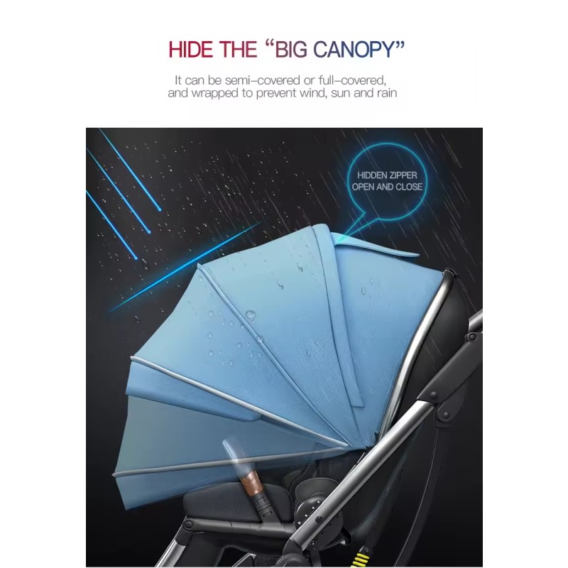 Baby Stroller Manufacturer - Lightweight One-Hand Folding Travel System