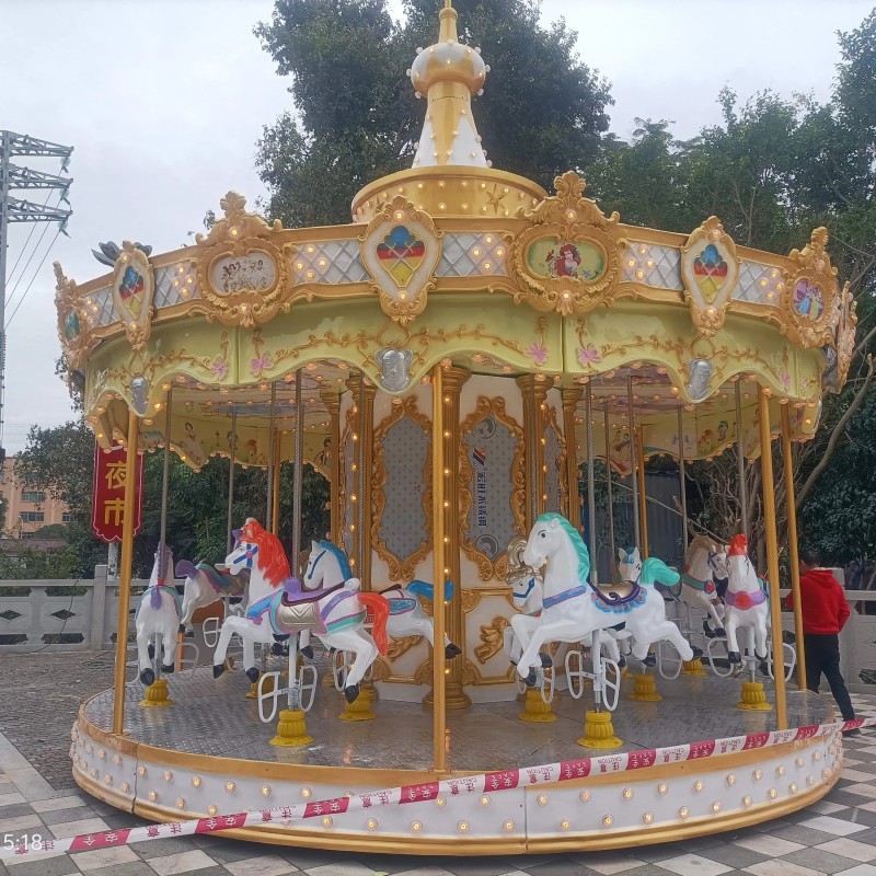 Three Seater Carousel Manufacturer - OEM Custom Mini Design