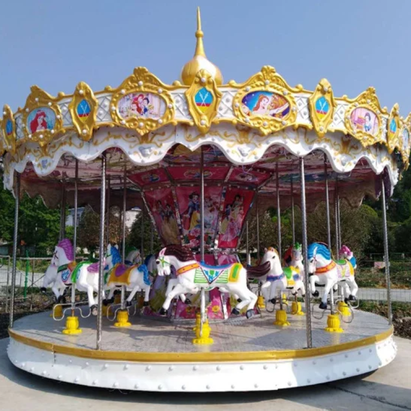 Three Seater Carousel Manufacturer - OEM Custom Mini Design