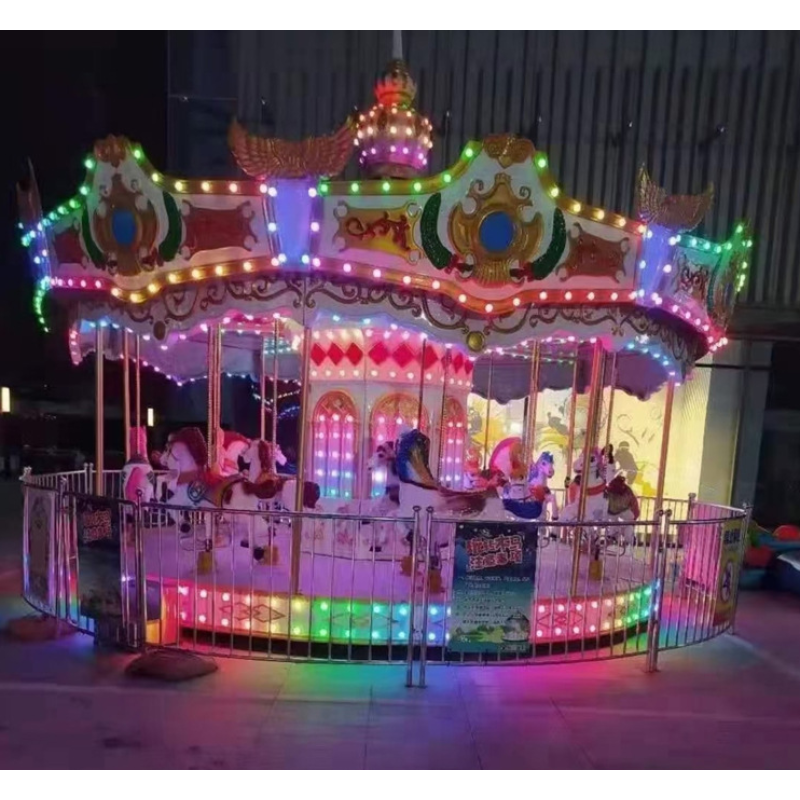 Three Seater Carousel Manufacturer - OEM Custom Mini Design