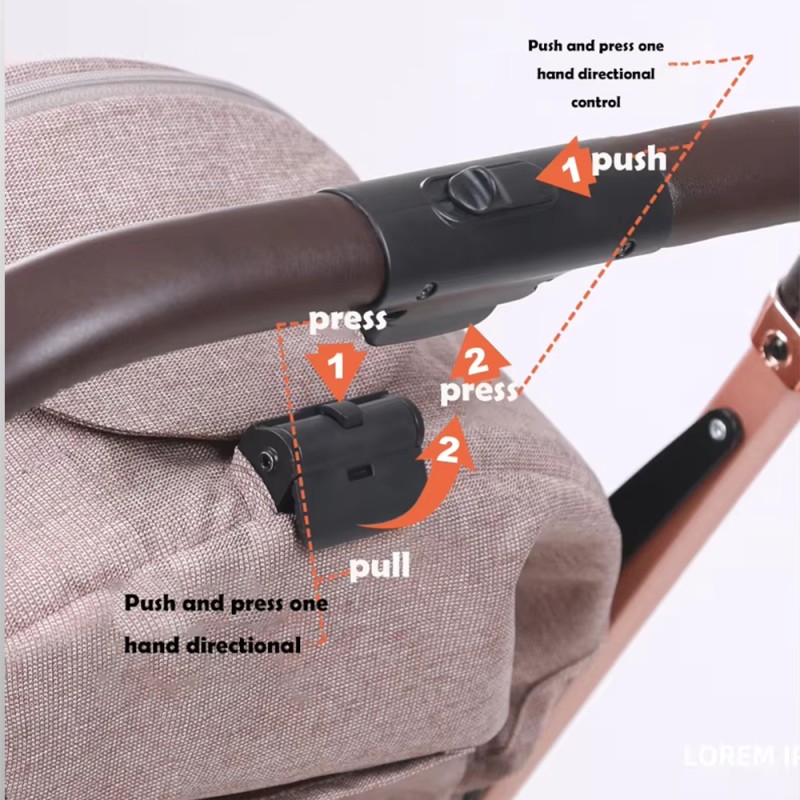 Twin Stroller Manufacturer - Lightweight Foldable Double Seat